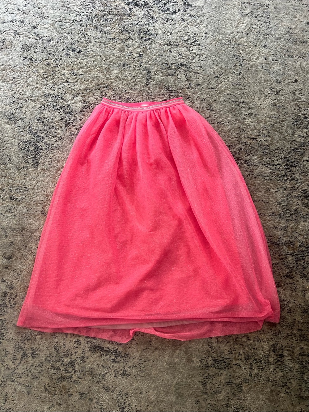 Cat & Jack Coral Pink Tulle Skater Skirt